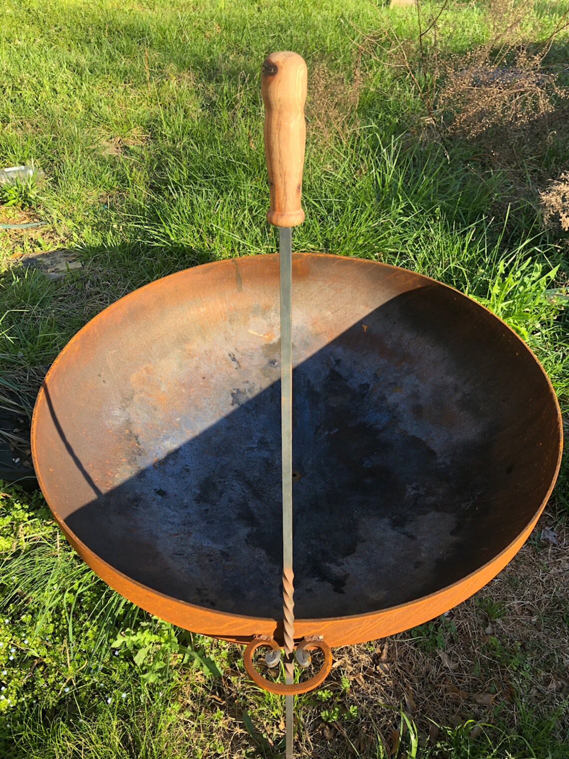 Feuer Poker Kamin Werkzeuge geschmiedet Feuer Poker im freien | Etsy