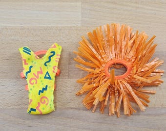Vintage 80s Barbie Hawaiian Fun Swimsuit & Grass Skirt