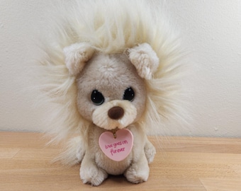 Vintage Precious Moments Plush Leon Lion- Applause 1986 9" Love Goes On Fur Ever