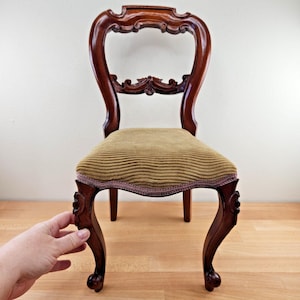 Vintage Wood Doll Chair- 18&quot;- Made In Indonesia