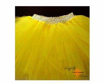 SUNSHINE YELLOW  toddler and infant tutu skirt