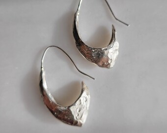 Sterling Silver Vessel Hoops