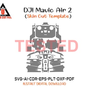 DJI Mavic Air 2 Skin Schnittdatei Vektor Vorlage Vektordatei Vollwrap-Layout Haut Dies schneidet Datei svg Haut DJI Mavic Air 2 Skin Schnittdatei