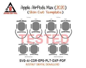 Apple AirPods Max (2020) Skin Schnittdatei - Apple AirPods Max (2020) Skin Schnittdatei