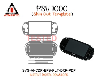 PSV 1000 Skin vector template file skin die cut layout PSV 1000 Skin cut file PSV 1000 Skin Template