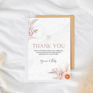 de remerciement rose fleur d'aquarelle de Zazzle.be Liste d'envies Vous avez des idées ? de remerciement pour mariage | imprimable carte postale florale rose | Papeterie de mariage élégante