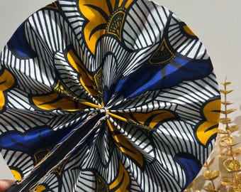 Afrikanische Fächersets mit Wachsdruck – 5, 10 oder 20 Stück – handgefertigt – für Hochzeiten, Dekorationen, Boutiquen – Großhandel
