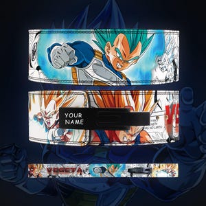 Vegeta Anime Ceinture de levage à levier Haltérophilie Ceinture à levier de dynamophilie Ceinture de musculation Ceinture de musculation Anime Ceinture de levage Anime | Ceinture de soulevé de terre |