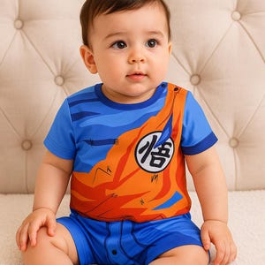 Dragon Ball Z Baby Bodysuit: Goku Cosplay Outfit
