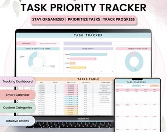 Feuille de calcul de suivi des priorités des tâches - Agenda hebdomadaire quotidien (Google Sheets)