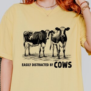 Cow Shirt | Women Cow Tee | Love Cows | Animal Shirt | Farmer Shirt | Cottagecore Aesthetic | Cow Lover Shirt | Farm Tee | Homesteading