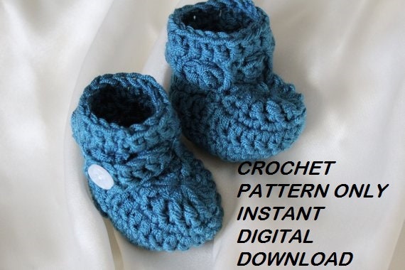 crochet preemie booties
