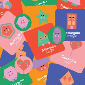Formas de Flashcards para Crianças
