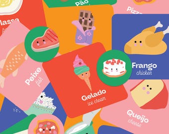 Kids Flashcards Food