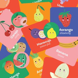 Kids Flashcards Fruits