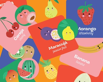 Kids Flashcards Fruits