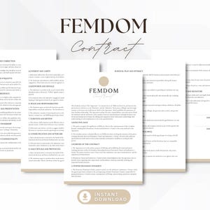 Domina-Vertrag, Vereinbarung über Dienstleistunen für weibliche Beherrschung, Dominatrix-Vertragsvorlage, Findom-Vorlage, finanzieller Domina-Vertrag