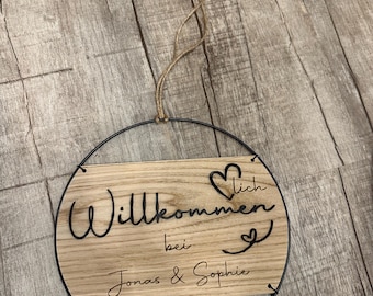 Türkranz Türloop Holzloop Türschild Namensschild