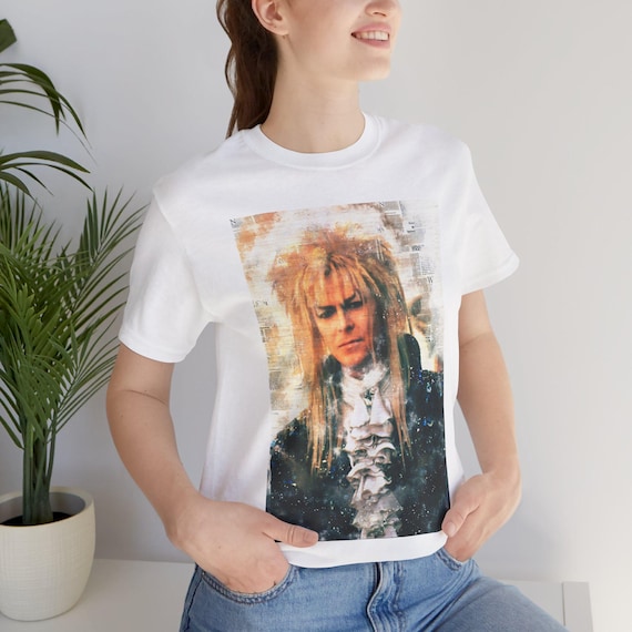 Vintage Retro look fan art Goblin King Jareth Labyrinth movie Shirt 80s party Tee Shirt outfit