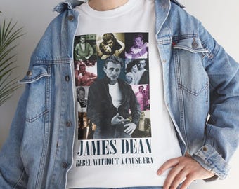 ジェームス・ディーンのTシャツとジーンズ、理由なき反抗の衣装テスト