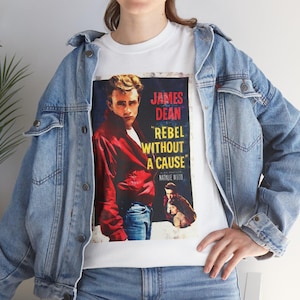 Rebel without a cause old classy Hollywood movie poster Unisex Cotton Tee Shirt