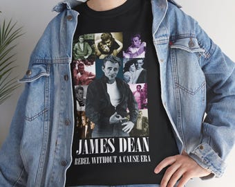 ジェームス・ディーンのTシャツとジーンズ、理由なき反抗の衣装テスト