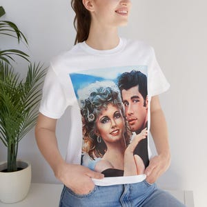 Vintage Retro Grease Classy Movie Tee | John Travolta Hollywood Actor Fan Art | Unisex Fit T-Shirt for 70s Movie Fans  Retro 70s Music Party