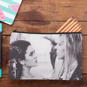 Vintage Retro style Jareth the Goblin King Labyrinth classy movie David Bowie Accessory Pouch Cosmetic bag back to school teachers gift