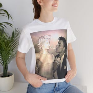 Vintage Retro Young Frank Sinatra Fan Art Tee Shirt Old Hollywood Swing Era Tribute Shirt for Sinatra Fans.