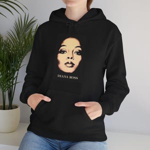 Retro 70s Music Legend Fan Art Hoodie - Unisex Vintage Style