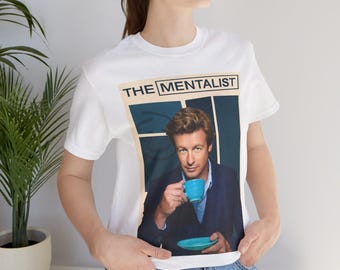 The Mentalist Patrick Jane Retro Movie Poster Tee - Simon Baker Fan Shirt