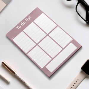 Personalized post it note Custom sticky note to do list sticky notes adhd planner notepad office accessories home office decor gift for mom