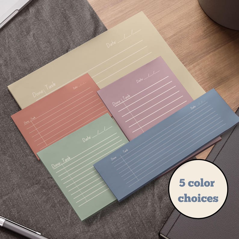 Customized sticky notes task list business supplies sticky note customized weekly list minimalist notepad gift for student memo teacher gift