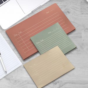 Customized sticky notes task list business supplies sticky note customized weekly list minimalist notepad gift for student memo teacher gift image 2