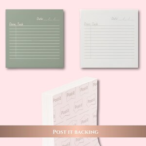 Customized sticky notes task list business supplies sticky note customized weekly list minimalist notepad gift for student memo teacher gift image 13