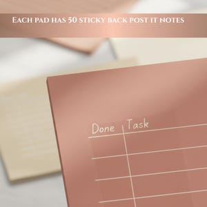 Customized sticky notes task list business supplies sticky note customized weekly list minimalist notepad gift for student memo teacher gift image 11