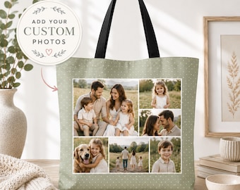 Custom Logo Tote Bag Personalized Business Tote Custom Photo Tote Design Your Own Tote Personalized Weekender Bag Custom birthday Gift idea