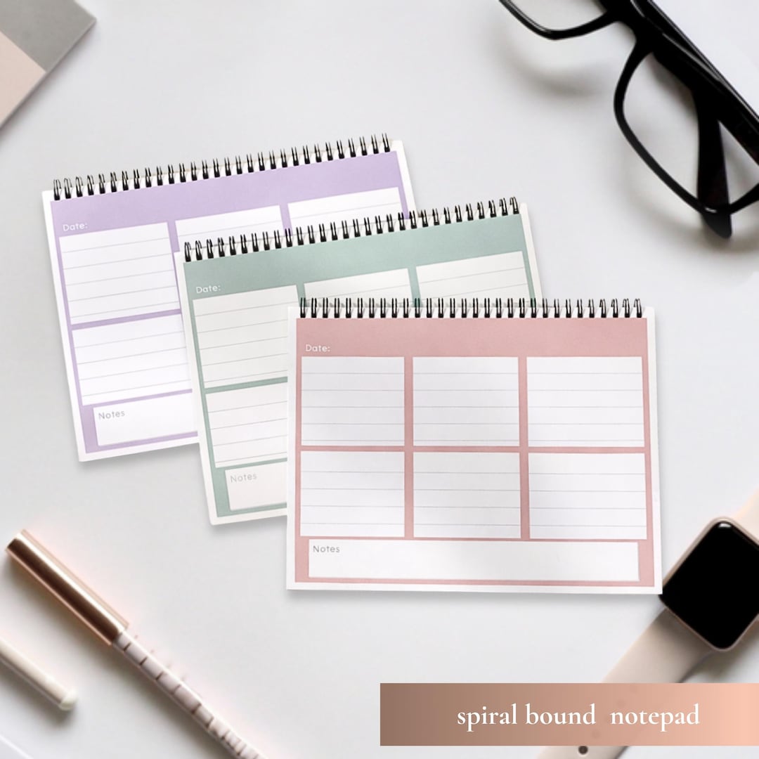 Personalized Undated Notepad Customizable Notepad Adhd to Do List Daily ...