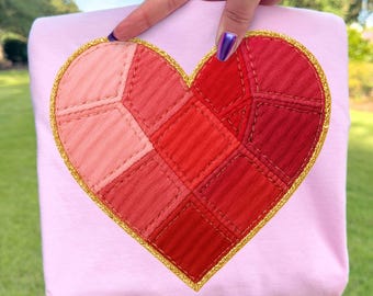 Valentine Heart Patchwork Png, Trendy Valentine Png, Retro Valentine Png, Digital download, Valentine's Day Sublimation Png, Gift For Her