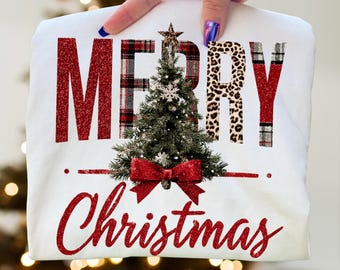 Latch Hook Yarn Crochet Coquette Floral Merry Christmas Png, Preppy Christmas Bow Png, Checkered Red Plaid Png, Christmas Tree