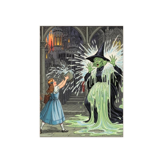 オズの魔法使い セラミックフォトタイル：ドロシーが溶ける魔女、子供