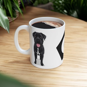 Team Cane Corso Customizable Ceramic  11oz & 15oz Coffee Tea Mug