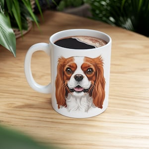 Team Cavalier King Charles Spaniel Kaffee Tee Tasse, Spaniel Liebhaber Geschenk