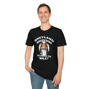 Shetland Sheepdog T-Shirt: Lustiges Hundeliebhaber Unisex T-Shirt