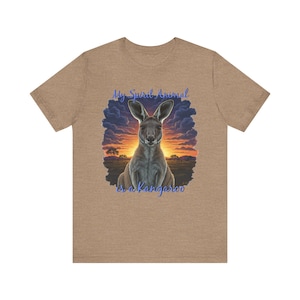 Gorgeous &#39;My Spirit Animal is a Kangaroo&#39; Tee - Unisex Jersey Short Sleeve T-Shirt for Wildlife Lovers, Aussies