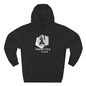 Foreign Film Fanatic Hoodie: Cozy Double-Sided Movie Lover&#39;s Sweatshirt