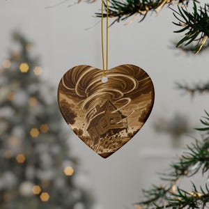 Wizard of Oz Ceramic Ornament: Collectible Storybook Illustration
