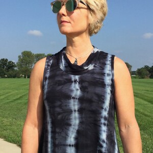 Tie Dyed Bamboo A-Line Tunic image 3