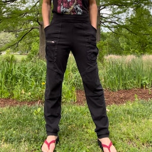 Unisex loose fit hemp/organic cotton cargo pants