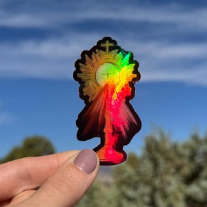 Hand Drawn Catholic Art Sticker